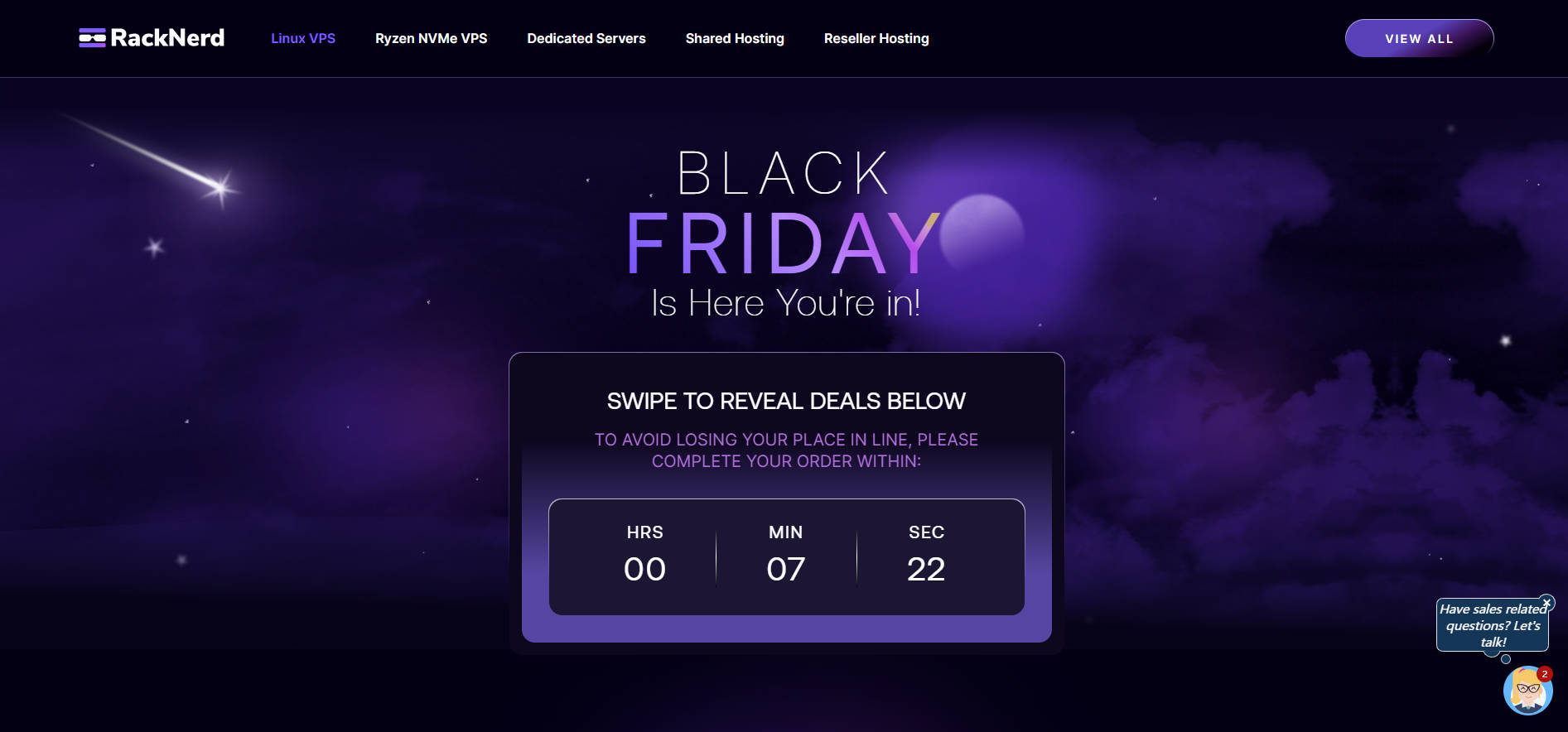 RackNerd 2023年黑五大促销活动已开始