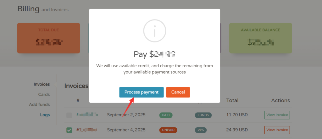 Cloudcone的VPS到期了如何续费？